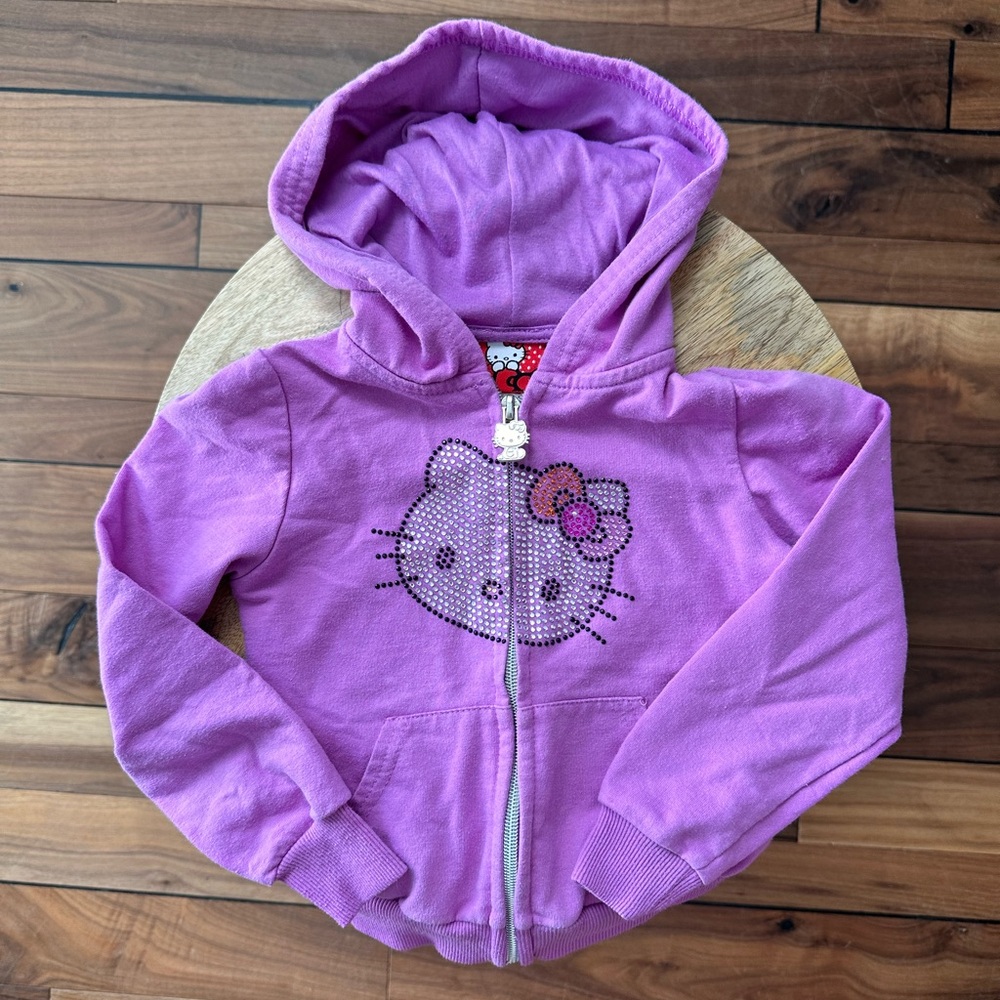 Hello Kitty zip up hoodie sz: 3T